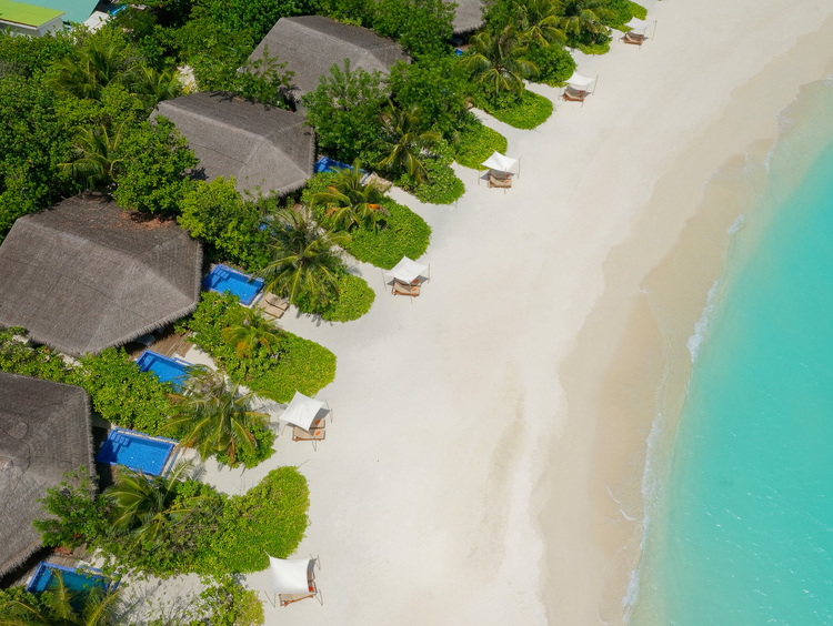Beachfront accommodation at Grand Park Kodhipparu Maldives