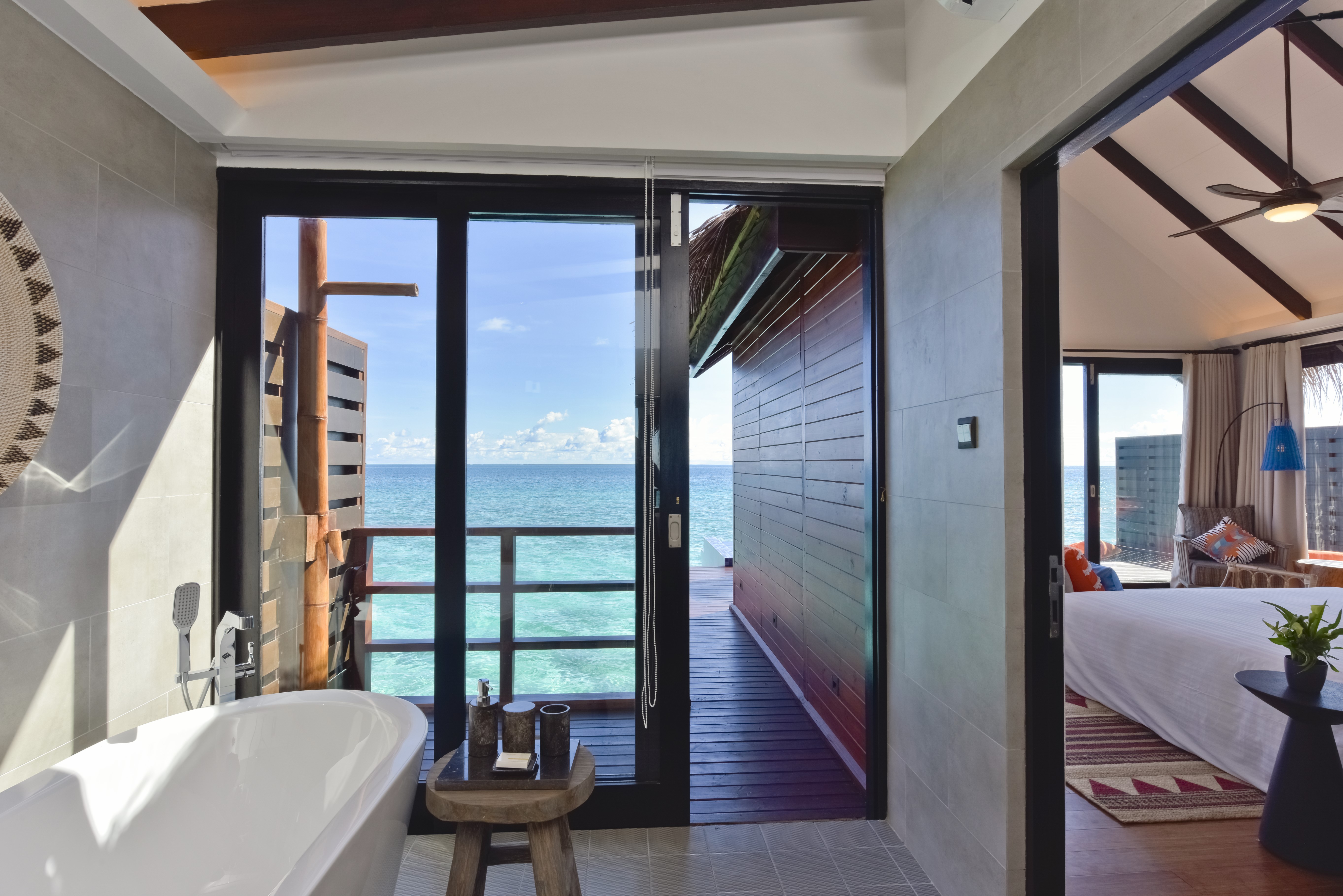 Reef Pool Water Villa Bathroom