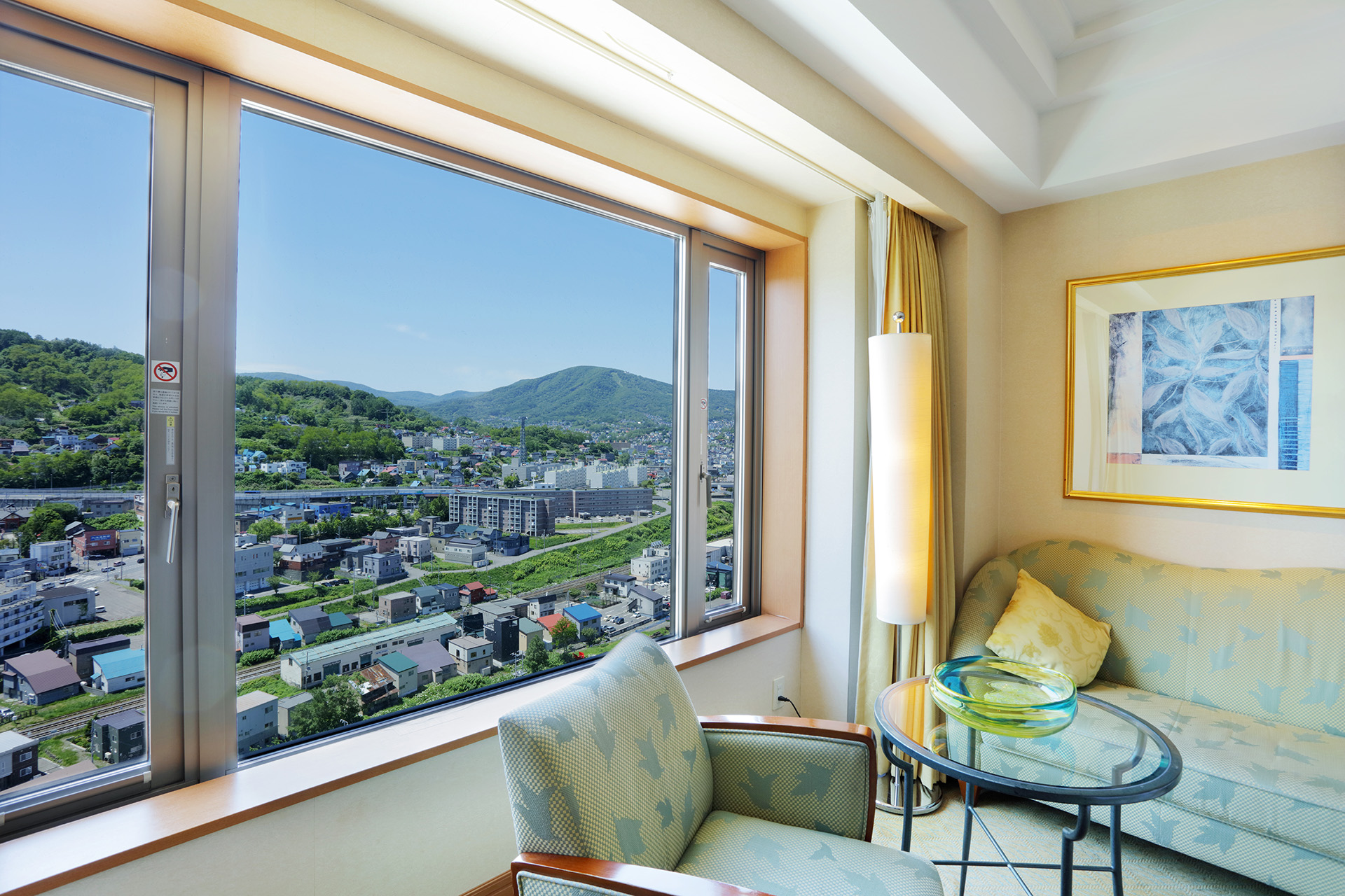 Mountain View from Guestrooms of Grand Park Otaru