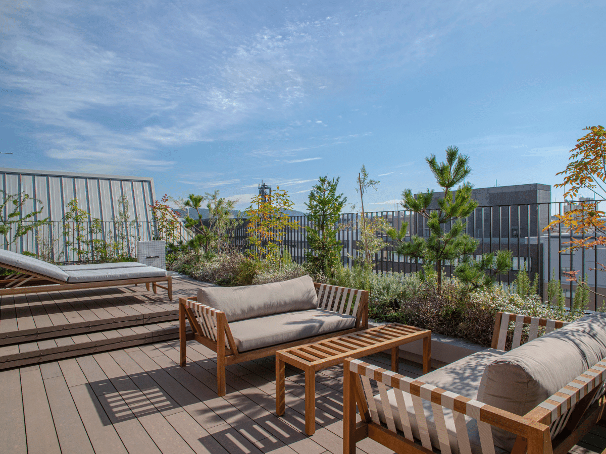 Park Suite Rooftop Garden at Park Hotel Kyoto