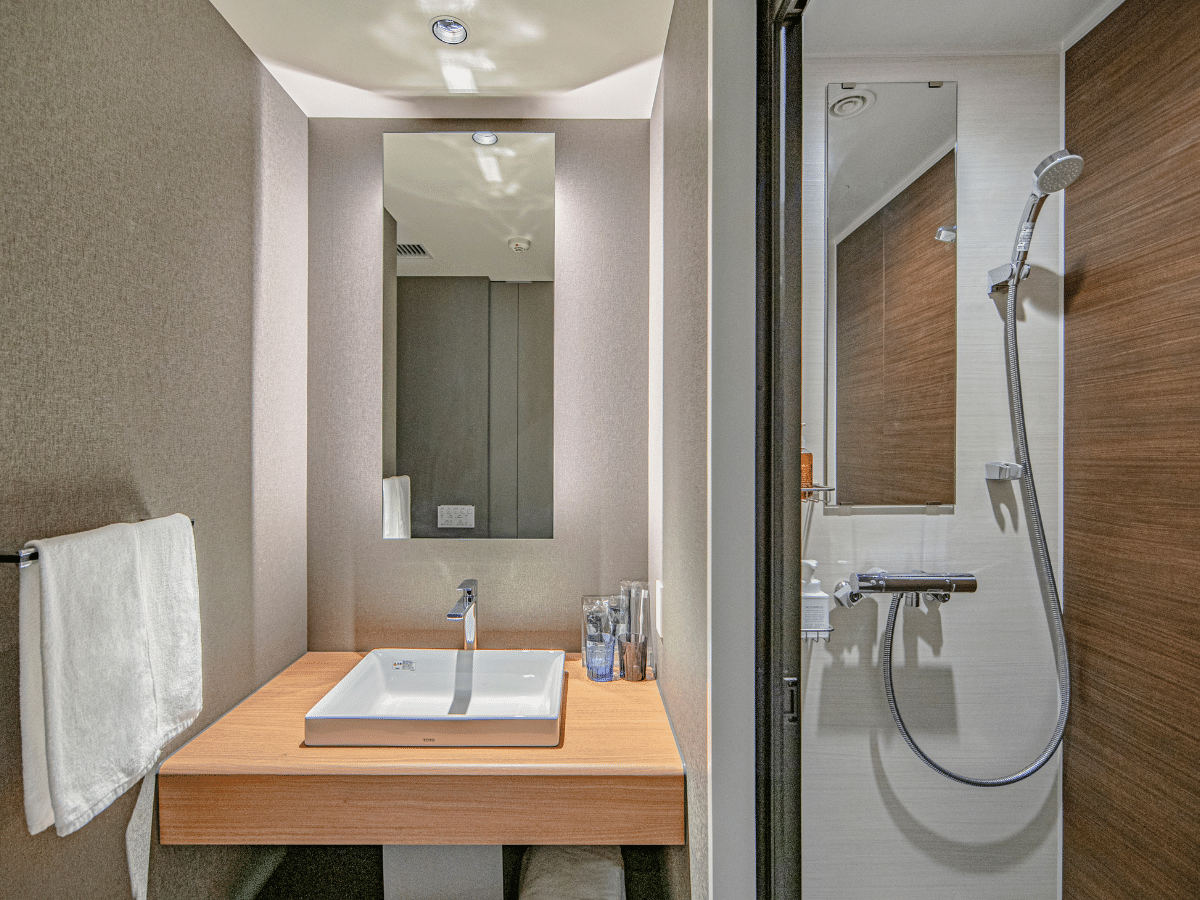Deluxe Room Bathroom at Park Hotel Kyoto